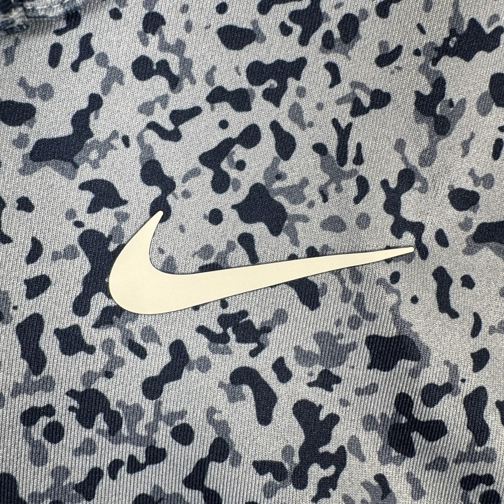 Nike Golf Tour Shirt Men XL Blue Camo Dri-FIT Performance Polo Vented DR5306-493 - Picture 2 of 10